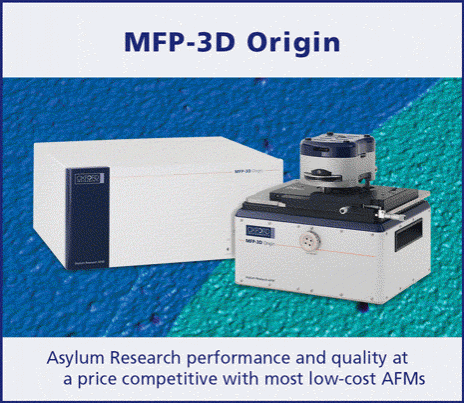 原子力显微镜:AFMS的MFP-3D家族