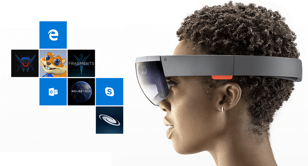 Hololens微软Windows AR VR耳机